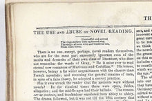Load image into Gallery viewer, Pessimists Archive Bookmark - "The Use and Use of Novel Reading" (1856)