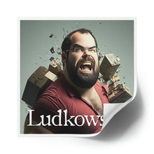 Load image into Gallery viewer, Ludkowsky Laminate Stickers, Square