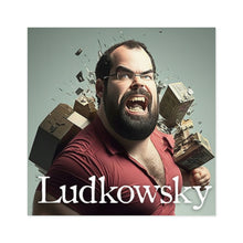 Load image into Gallery viewer, Ludkowsky Laminate Stickers, Square