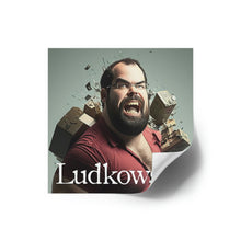 Load image into Gallery viewer, Ludkowsky Laminate Stickers, Square