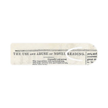 Load image into Gallery viewer, Pessimists Archive Bookmark - &quot;The Use and Use of Novel Reading&quot; (1856)
